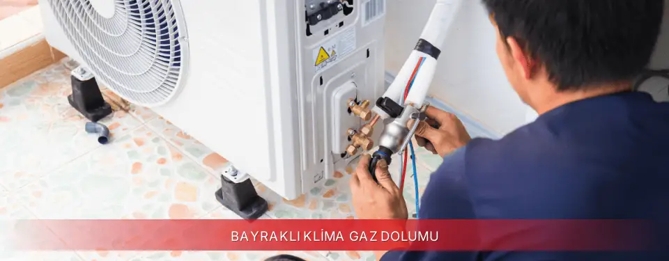 Bayraklı İlçemi Finlux Klima Gaz Dolumu